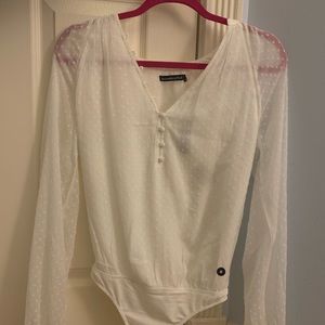 white bodysuit from abercrombie